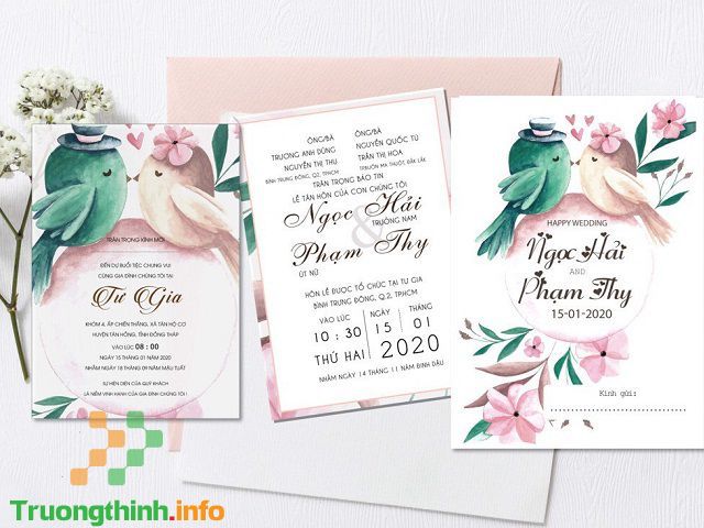                           Mẫu nội dung thiệp cưới nhà gái, nhà trai hay, độc đáo nhất