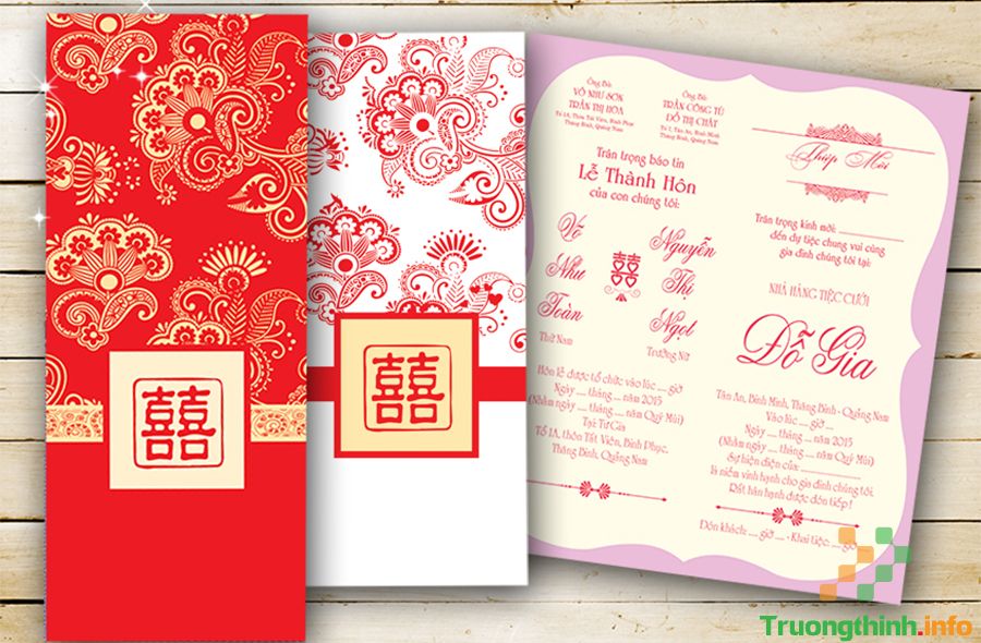                           Mẫu nội dung thiệp cưới nhà gái, nhà trai hay, độc đáo nhất