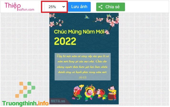                           Tạo thiệp chúc mừng năm mới 2022 online đẹp đón Tết chào xuân