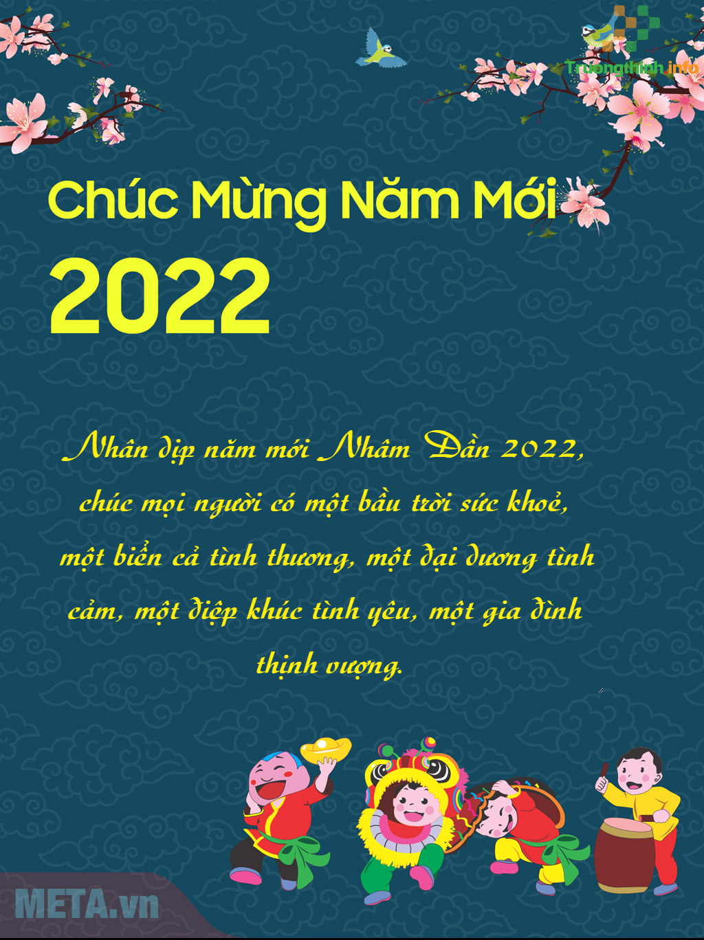                           Tạo thiệp chúc mừng năm mới 2022 online đẹp đón Tết chào xuân