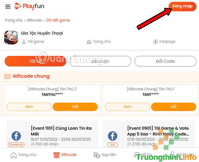                          Code game Gia tộc huyền thoại mới nhất 2022 và cách nhập giftcode