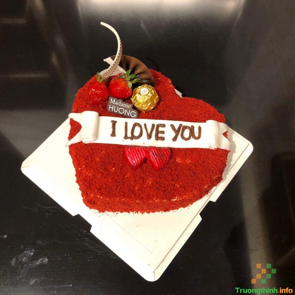 Bánh kem Valentine tim đỏ - I love you - Tiệm Bánh Mon Chéri | Bánh kem dễ  thương