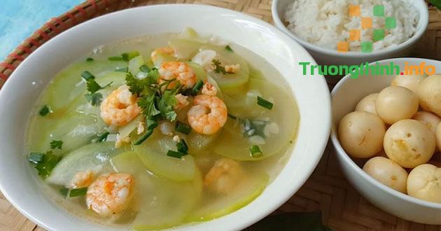 2 Cách làm canh bầu nấu tôm khô, tôm tươi ngon, ngọt nước