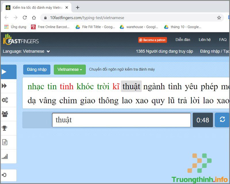                           11 Web kiểm tra tốc độ đánh máy chính xác nhất bạn nên test thử