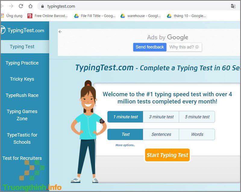                           11 Web kiểm tra tốc độ đánh máy chính xác nhất bạn nên test thử