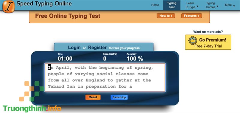                           11 Web kiểm tra tốc độ đánh máy chính xác nhất bạn nên test thử