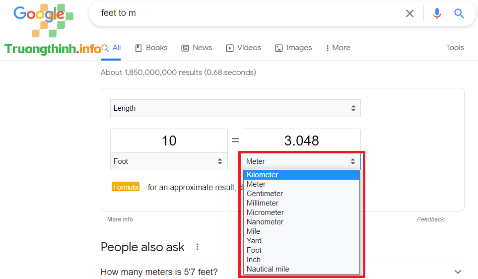                           1 feet bằng bao nhiêu m, cm? Đổi feet sang m, cm chuẩn nhất