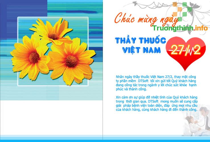                           25 Thiệp chúc mừng ngày 27/2 - Ngày Thầy thuốc Việt Nam