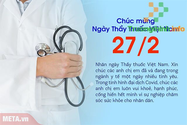                           25 Thiệp chúc mừng ngày 27/2 - Ngày Thầy thuốc Việt Nam