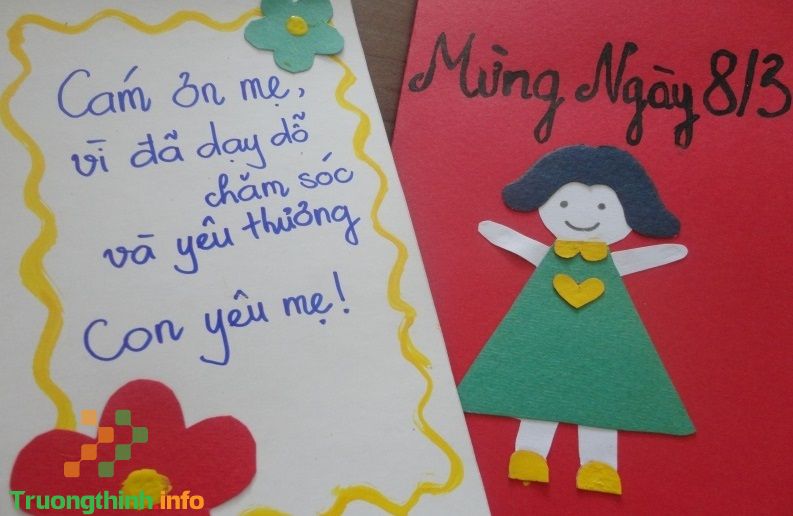                           10 Cách làm thiệp 8/3 tặng mẹ, cô giáo đẹp, độc đáo