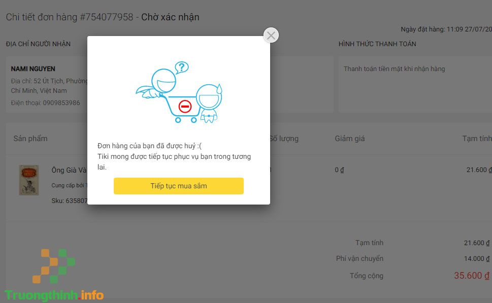                           5 Cách hủy đơn hàng trên PCI đơn giản đảm bảo thành công