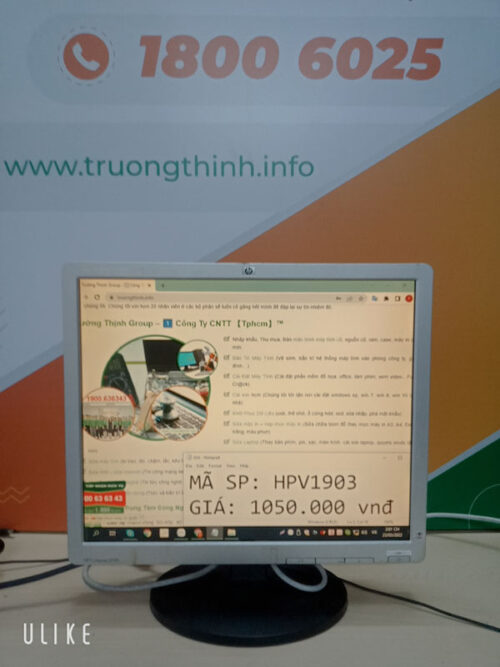 Màn Hình Máy Tính 19 Inch HP Cũ Siêu Rẻ - HPV1903