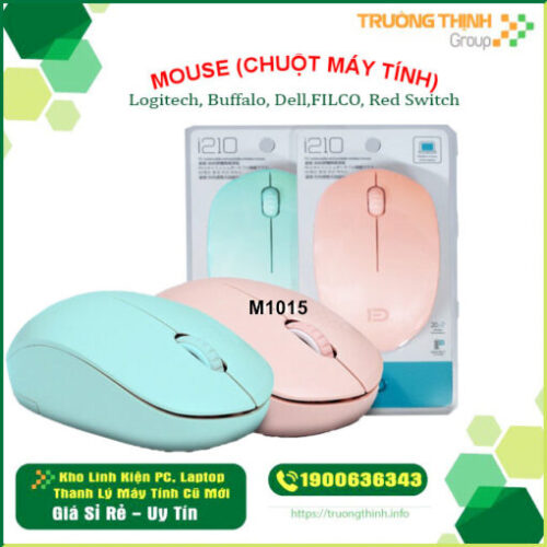 Mouse ko dây FD-i210 Green/Pink Chính hãng | M1015