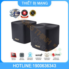 Bộ phát wifi ASUS XD4 (B-2-PK) Mesh wifi 6, Chuẩn AX1800 - màu đen
