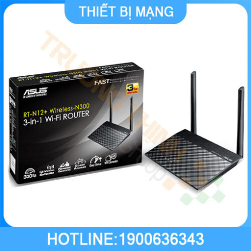 Bộ Định Tuyến Asus RT-N12+ WiFi Router