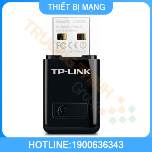 Card Mạng 300Mbps Mini Wireless N USB TP-LINK TL-WN823N