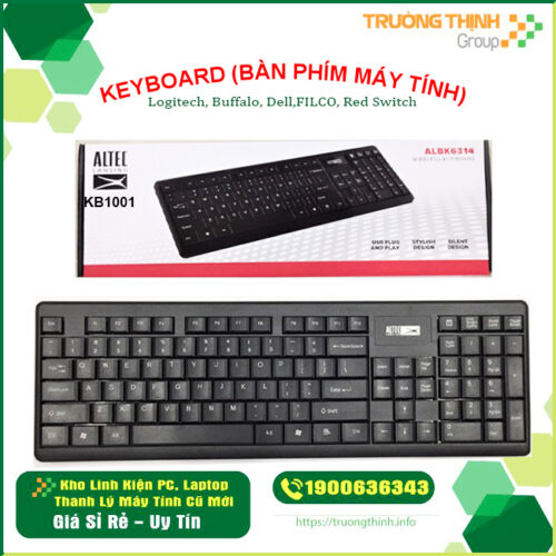 Keyboard ko dây ALTEC LANSING ALBK 6314 Black | KB1001