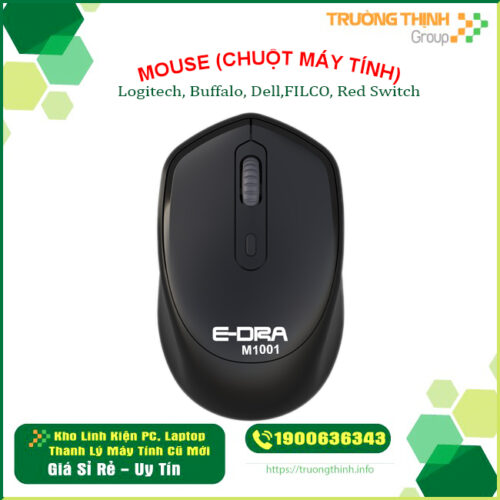 Mouse ko dây EDRA EM603W Black Chính hãng | M1001