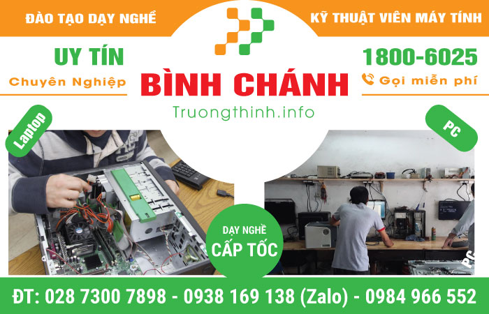 Đào Tạo Kỹ Thuật Viên Máy Tính Huyện Bình Chánh