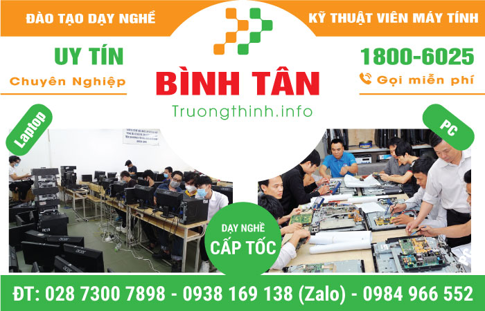 Đào Tạo Kỹ Thuật Viên Máy Tính Quận Bình Tân