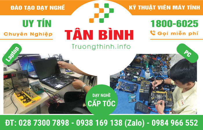 Đào Tạo Kỹ Thuật Viên Máy Tính Quận Tân Bình