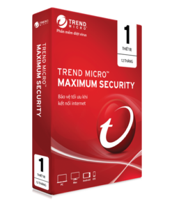 【1️⃣】Bản quyền Trend Micro Maximum Security All-in-one Protection 1 năm 1 user