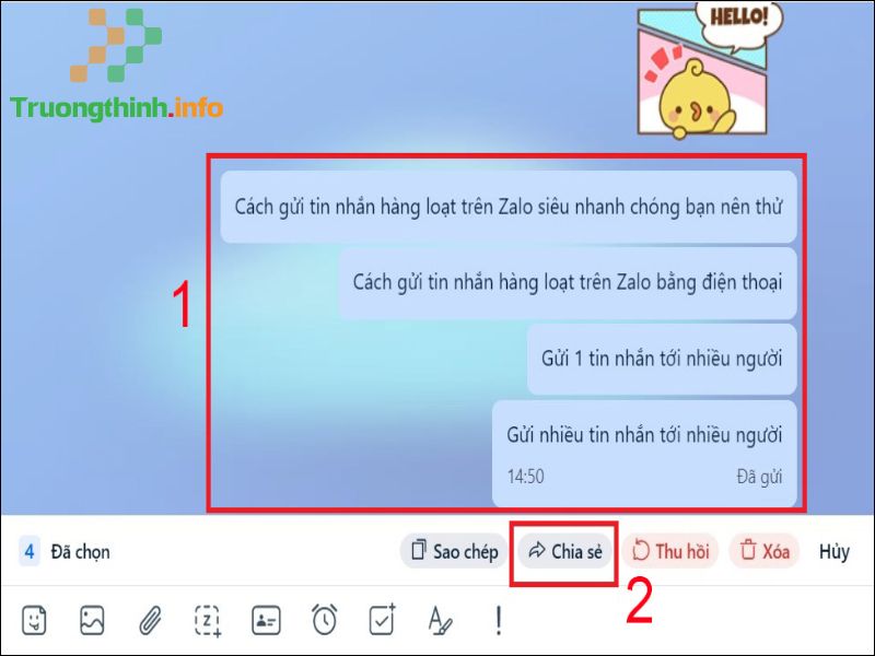 Cách gửi tin nhắn hàng loạt trên Zalo siêu nhanh chóng bạn nên thử - Tin Công Nghệ