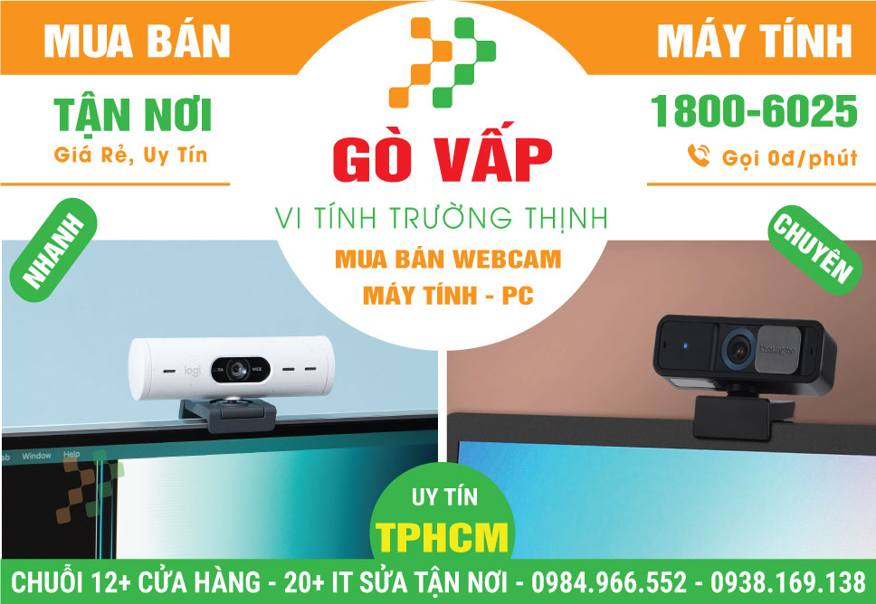 Địa Chỉ Bán Webcam Máy Tính PC Quận Gò Vấp