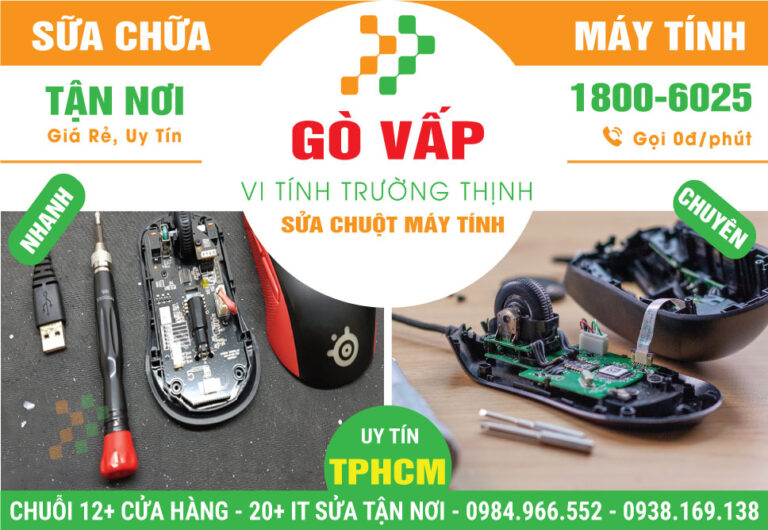Địa Chỉ Sửa Chữa Chuột Máy Tính PC Quận Gò Vấp