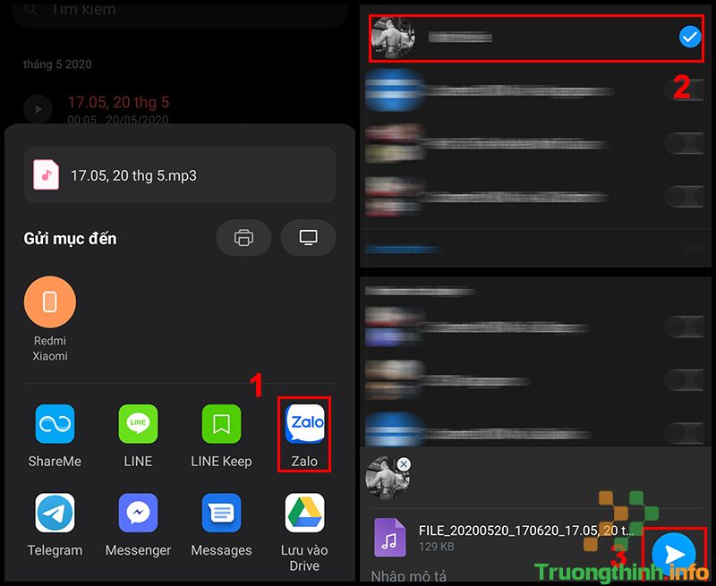 Cách gửi file ghi âm qua Zalo trên iPhone, điện thoại Android - Tin Công Nghệ