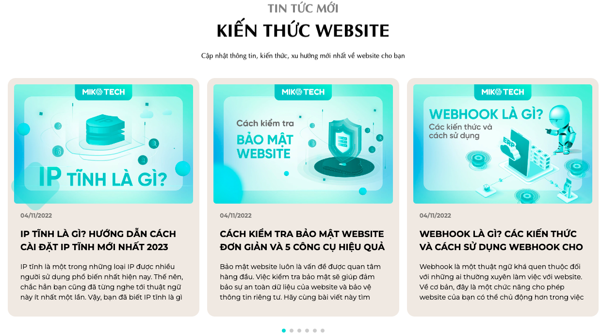 Doanh nghiệp dễ dàng đăng tải và tùy chỉnh nội dung trên website