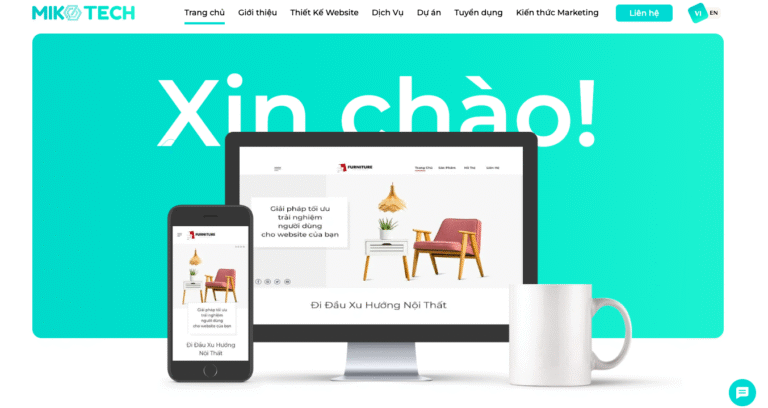 Giao diện website đẹp giúp giữ chân khách hàng hiệu quả