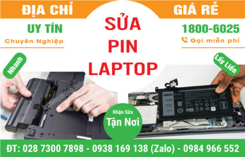 Địa Chỉ Sửa Pin Laptop Giá Rẻ Tại TPHCM