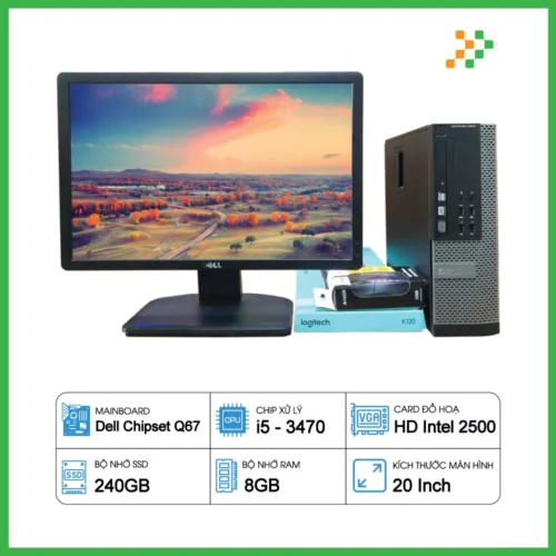 máy tính đồng bộ dell i5 3470