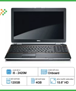 Laptop Cũ Dell latitude E6520 Intel Core i5 Giá Rẻ Chính Hãng