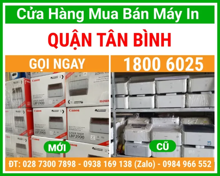Địa Chỉ Mua Bán Máy In Quận Tân Bình