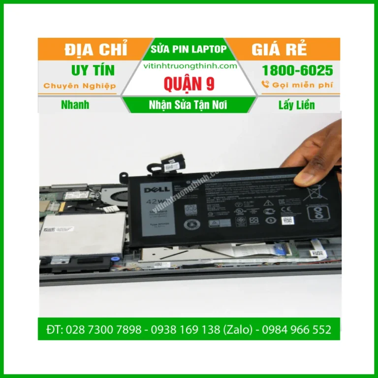 Sửa Pin Laptop Quận 9- Thay Cell Pin Giá Rẻ - Gần Đây