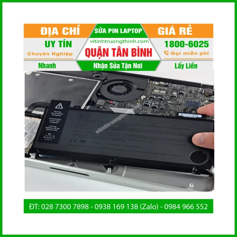 Địa Chỉ Sửa Pin Laptop Quận Tân Bình Giá Rẻ - Gần Đây