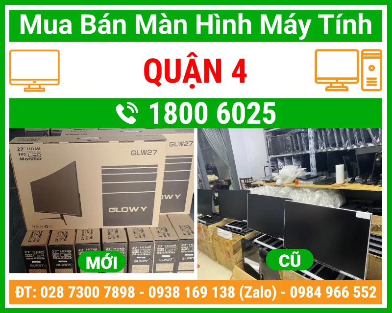 Bán Màn Hình Máy Tính Quận 4 Giá Rẻ