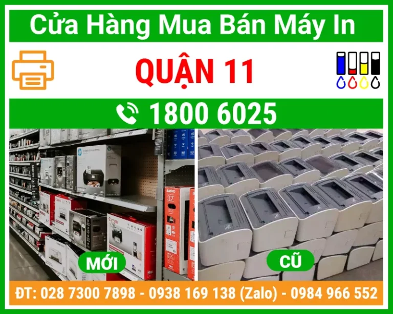 Địa Chỉ Mua Bán Máy In Quận 11