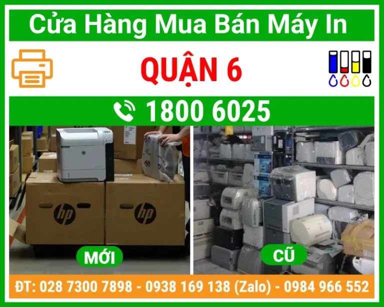 Địa Chỉ Mua Bán Máy In Quận 6
