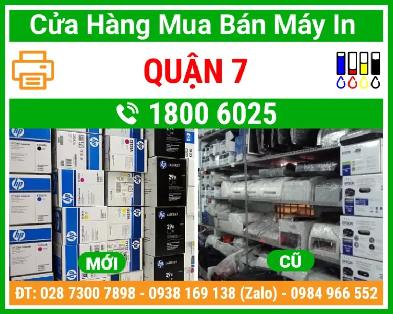 Địa Chỉ Mua Bán Máy In Quận 7