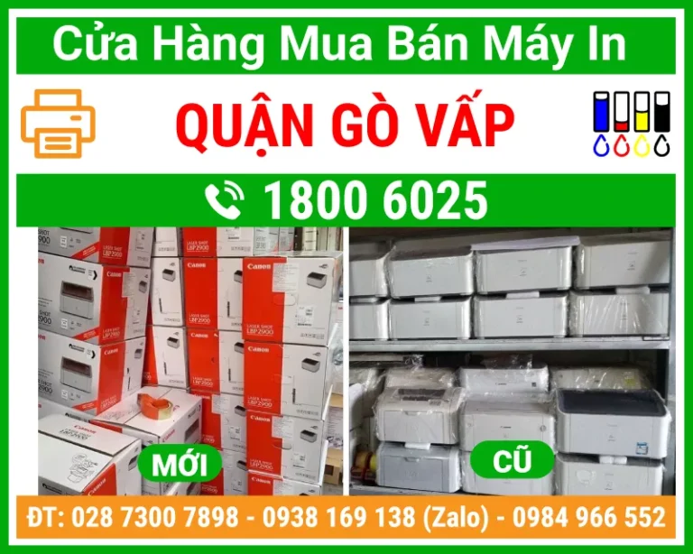 Địa Chỉ Mua Bán Máy In Quận Gò Vấp