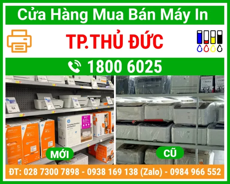 Địa Chỉ Mua Bán Máy In Quận 2 Quận 9 Thủ Đức