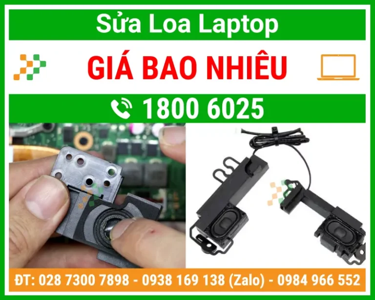 Sửa Chữa Thay Loa Laptop Giá Bao Nhiêu?