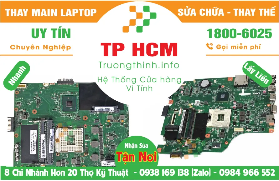 Địa Chỉ Mua Bán Sửa Thay Main Laptop TPHCM