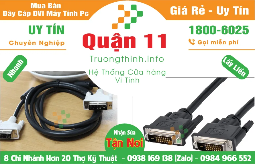 Địa Chỉ Mua Bán Dây DVI Máy Tính Pc Ở Quận 11