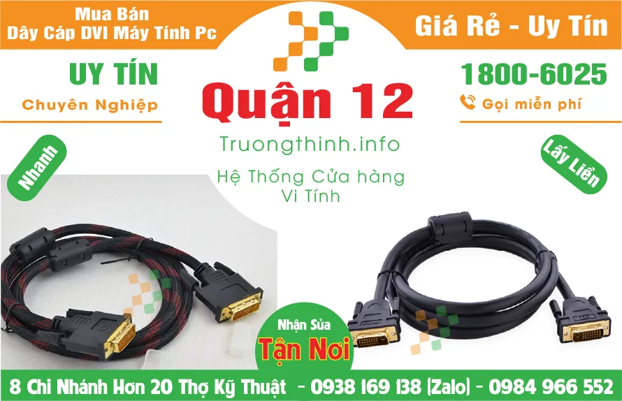 Địa Chỉ Mua Bán Dây DVI Máy Tính Pc Ở Quận 12