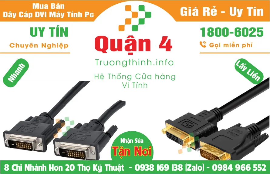 Địa Chỉ Mua Bán Dây DVI Máy Tính Pc Ở Quận 4