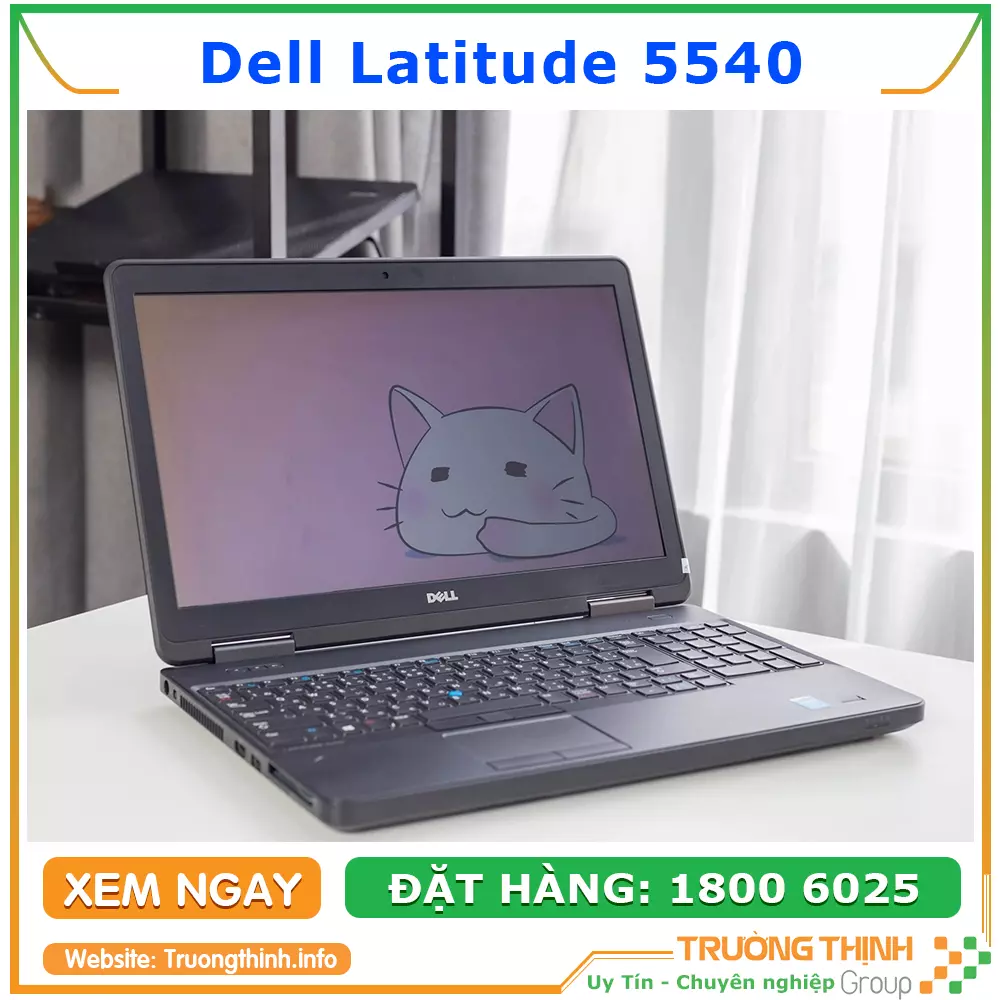 Giao diện hình ảnh mặt trước laptop Dell Latitude 5540